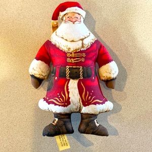 Adorable vintage plush Santa